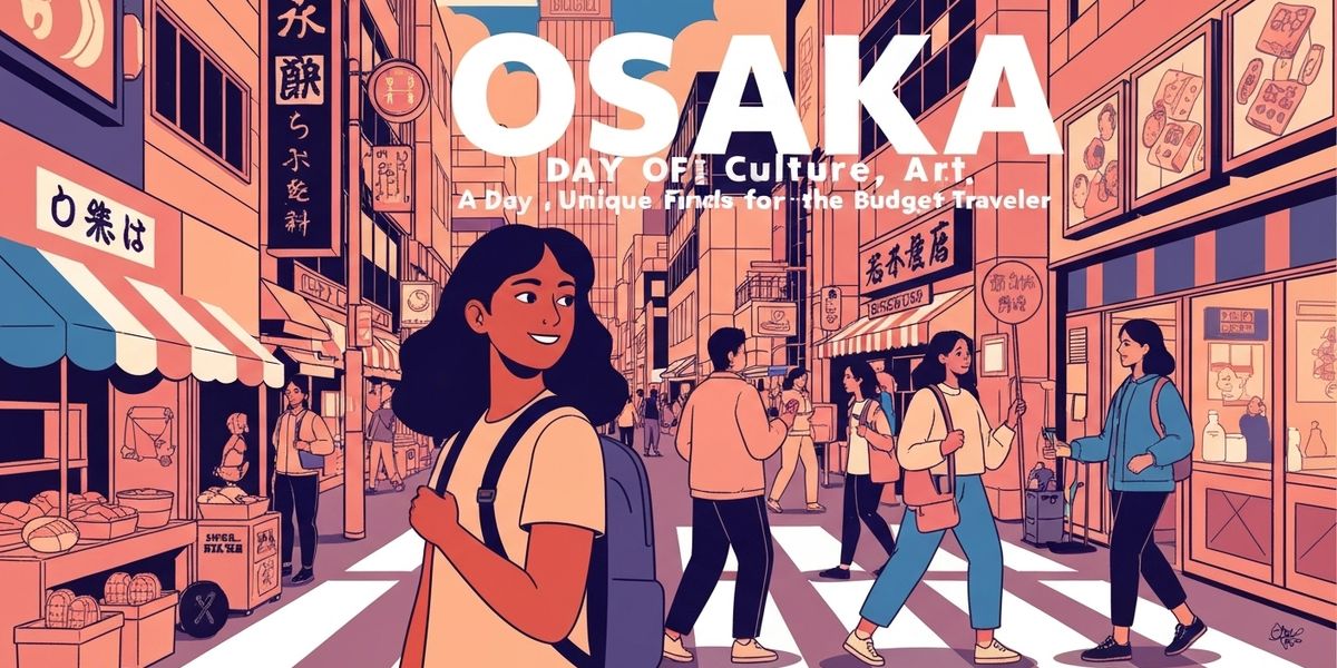 Osaka: A Day of Culture, Art, and Unique Finds for the Budget Traveler